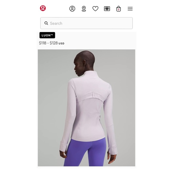 Lululemon define jacket accepting any acceptable offer - Picture 3 of 4